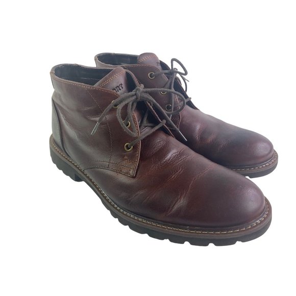 Rockport Men\'s Soft Leather Chukka Boots Saddle Brown Size 10 CH2749 Lace Up main image 6